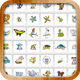 Cartoon Animal Memory Game